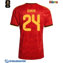 Fotballdrakt Herre Belgia Amadou Onana #24 Hjemmedrakt VM 2026 Kortermet